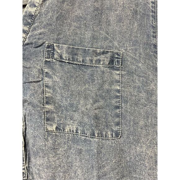 Thread & Supply Lyocel Super Soft Chambray Cap Sleeve Dress sz XS EUC - Picture 3 of 9